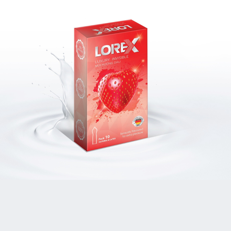 Bao cao su Lorex Strawberry