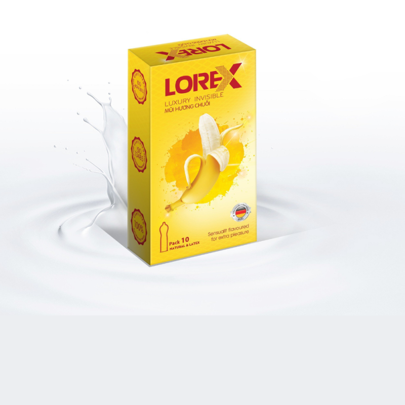 Bao cao su Lorex banana