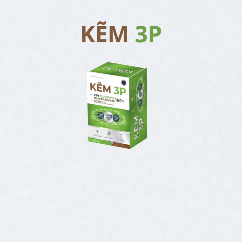 Viên uống bổ sung Kẽm 3P